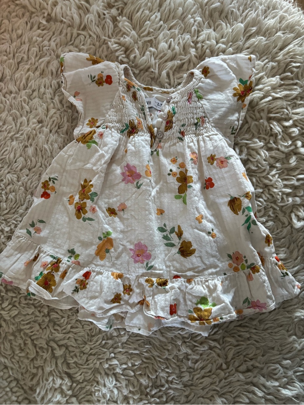 Zara | Floral sun dress | sz 12-18 mos
